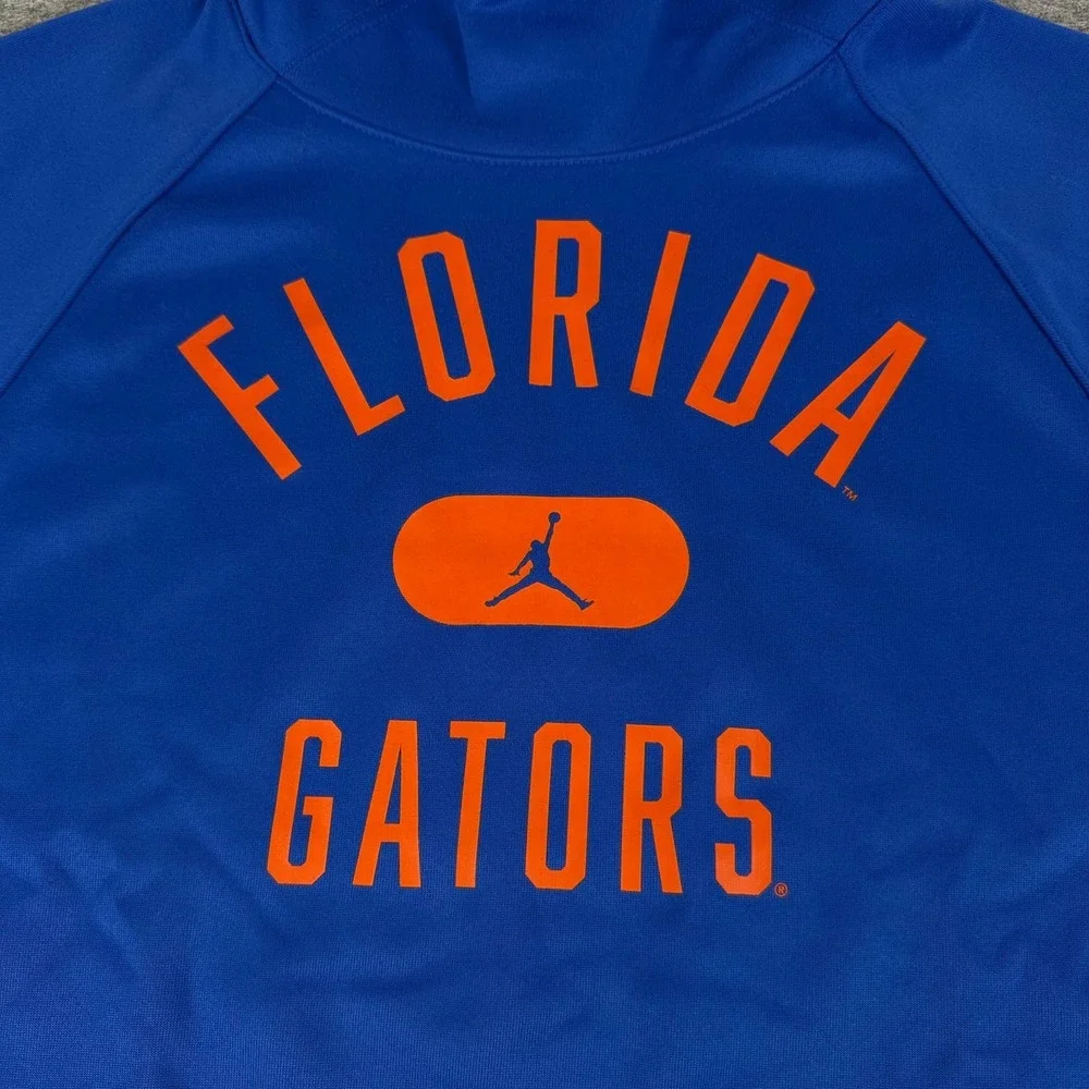 Nike Air Jordan Florida Gators Basketball Hoodie Sweatshirt Blue Mens Small S